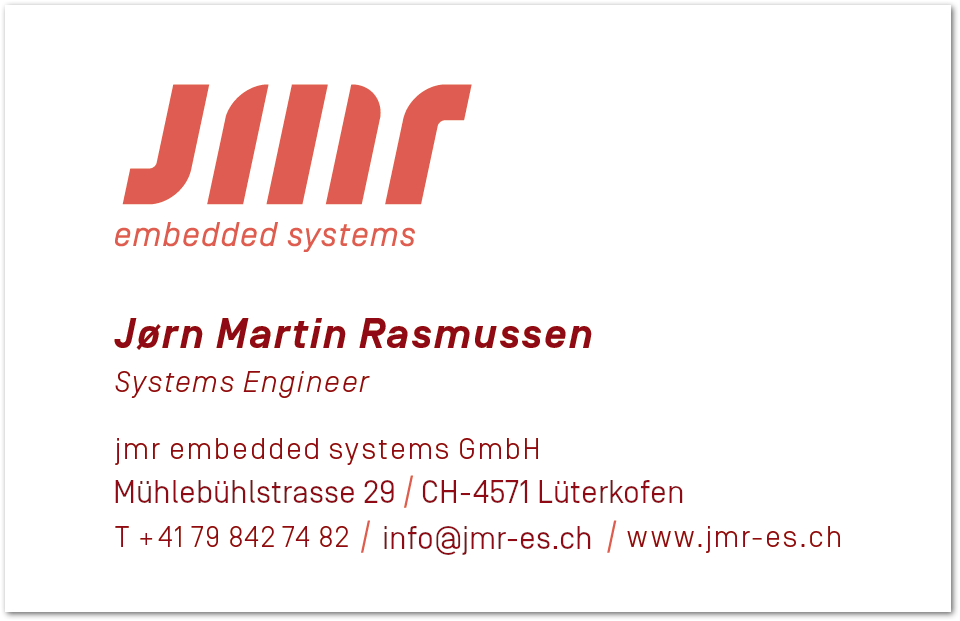 JMR embedded systems Contact